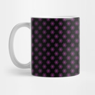 Yin Yang Design - Pink Color Spider Pattern Mug